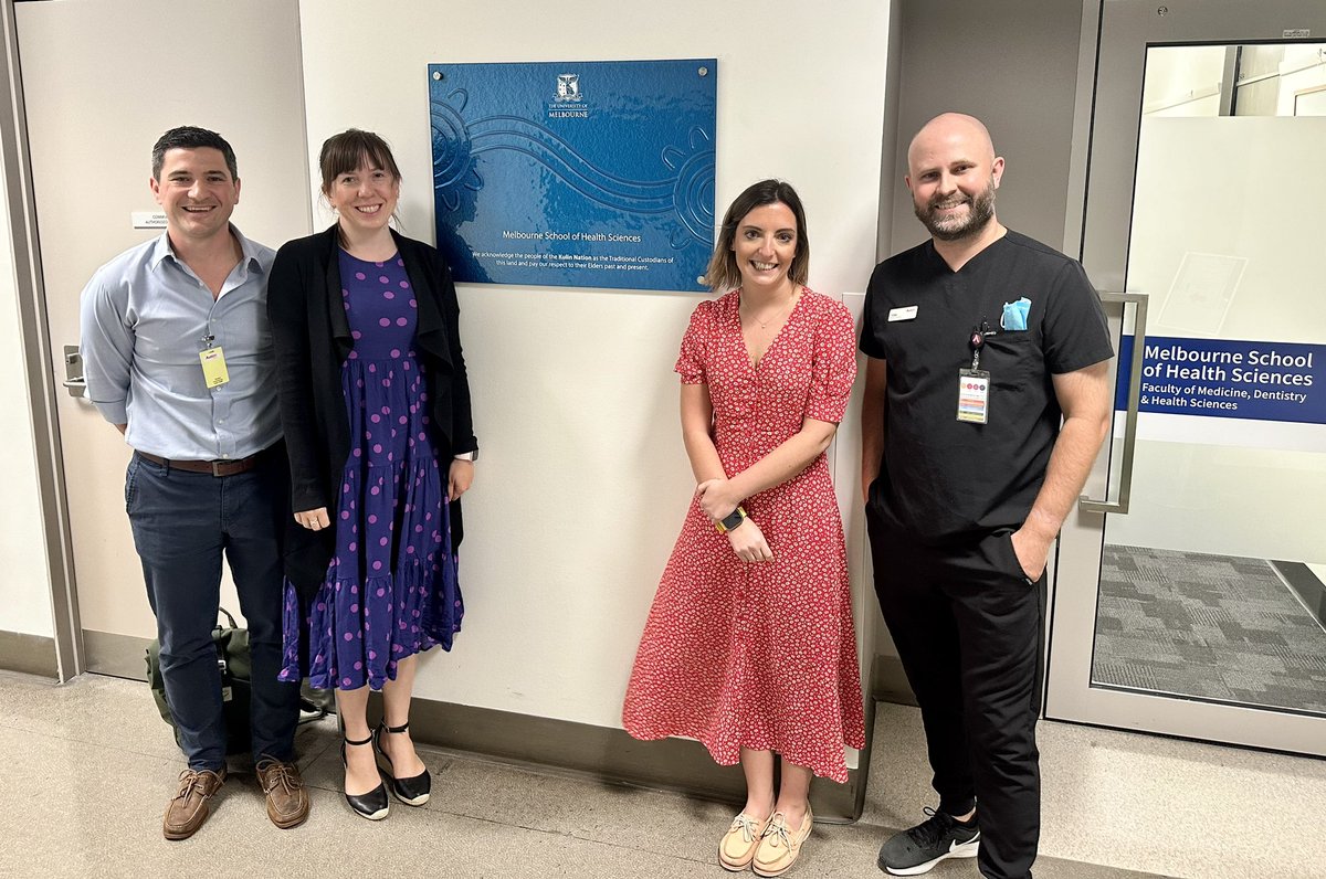 A pleasure to host colleagues from Oxford, Owen Gustafson and Liz King today at @Austin_Health and @AustinPhysio with discussing and sharing all things #icurehab 🇬🇧🌏🇦🇺 Thanks for coming! @LizKing2510 @OxfordICUPhysio @PhysioUnimelb