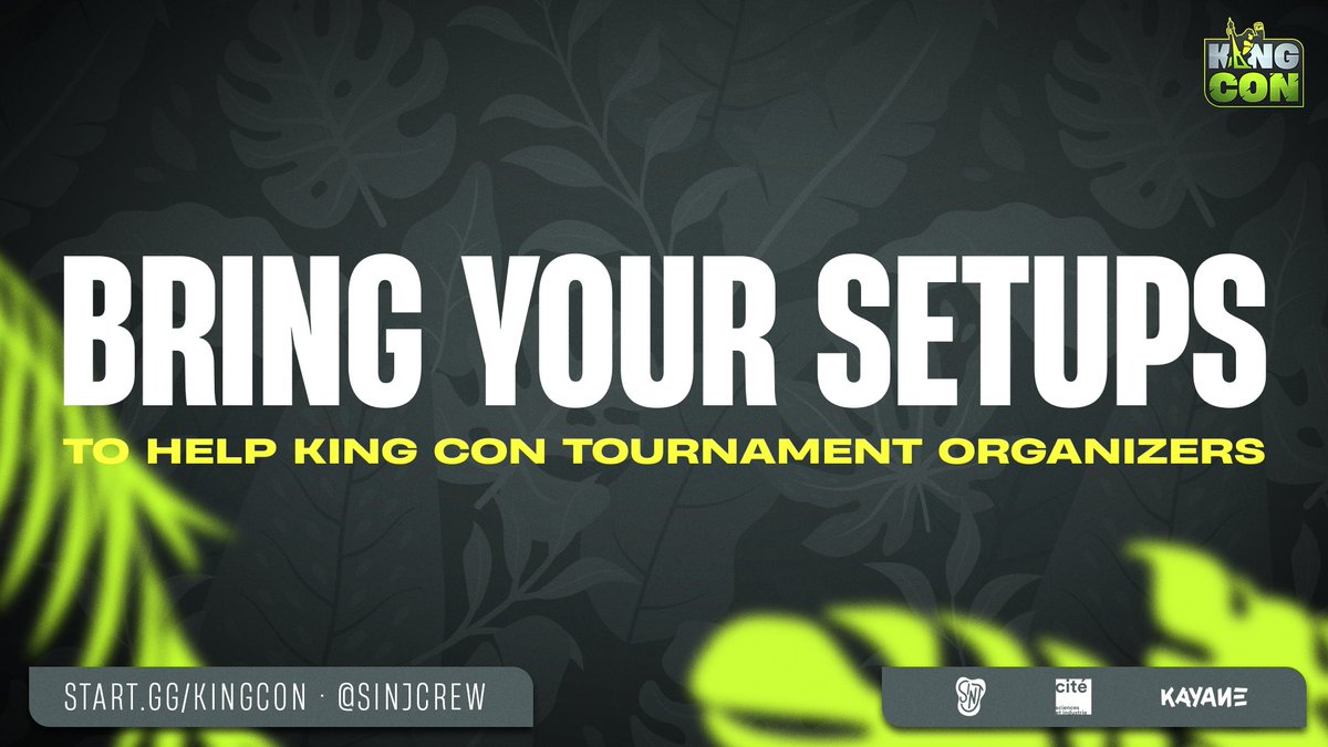 🇫🇷 Nous avons besoin de vos setups pour la King Con ! Veuillez remplir le formulaire ci-dessous si vous pouvez en ramener une pour l'event.

🇺🇸 We need your setups for King Con! Please fill out the form below if you're able to bring one for the event.

🔗 forms.gle/j48Y5uCejr8cro…