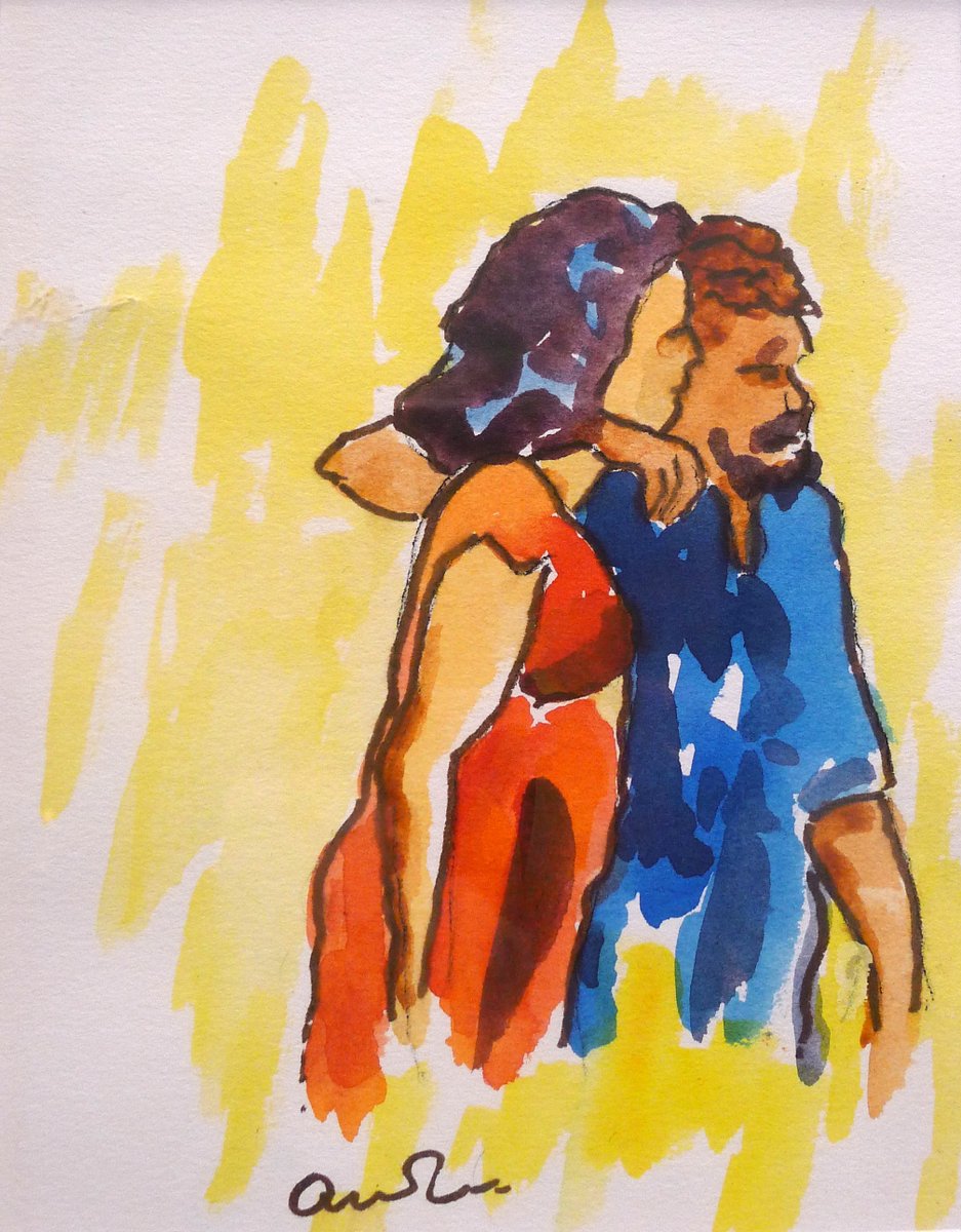 KunstBehoudGro's tweet photo. Op deze #Valentijnsdag deze aquarel 'Onmogelijke liefde' Arie Zuidersma, 2011, in 2015 geschonken door heer Meijering. Dit werk is in publicatie van Zuidersma: "Dromen en geheimen. De andere wereld van Arie Zuidersma". Dit boek is te koop via onze site.
#Groningen #kunst #cultuur https://t.co/XY9IkRp7re