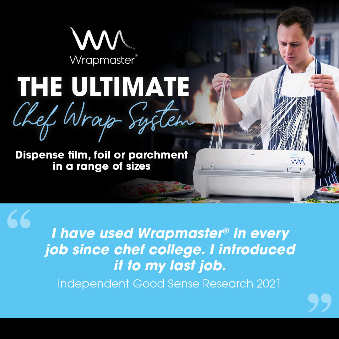 This Valentine’s Day, fall in love with stress-free wrapping with Wrapmaster®. ✅Trusted By Chefs ✅ @Craft_Guild Approved ✅Safe To Use #Wrapmaster #Foodservice #Hospitality