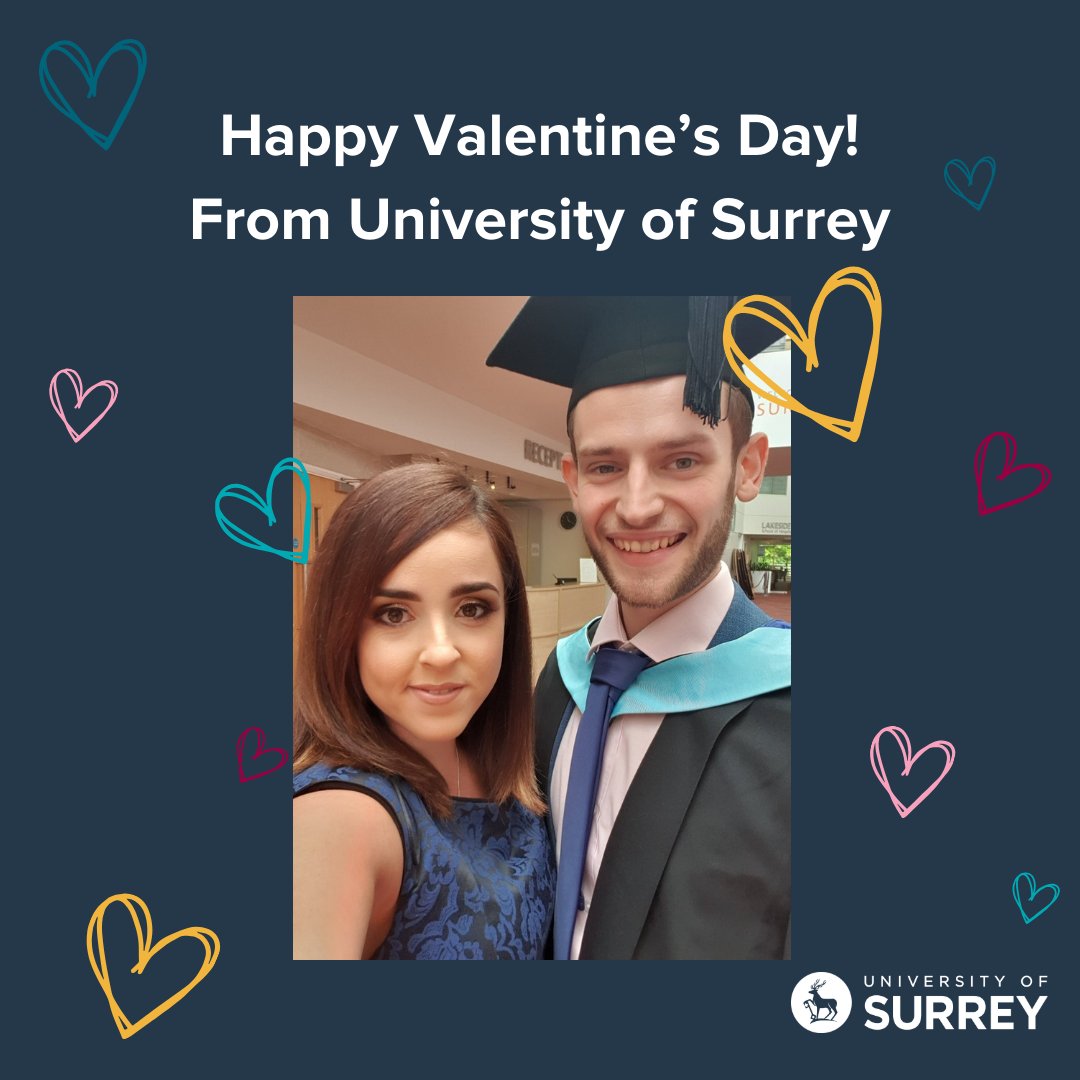 Happy Valentine's Day! ❤️ We thought it was the perfect time to share a match made in Surrey- Maxine and Lee. Read their story here: surrey.ac.uk/news/match-mad… #foreversurrey
