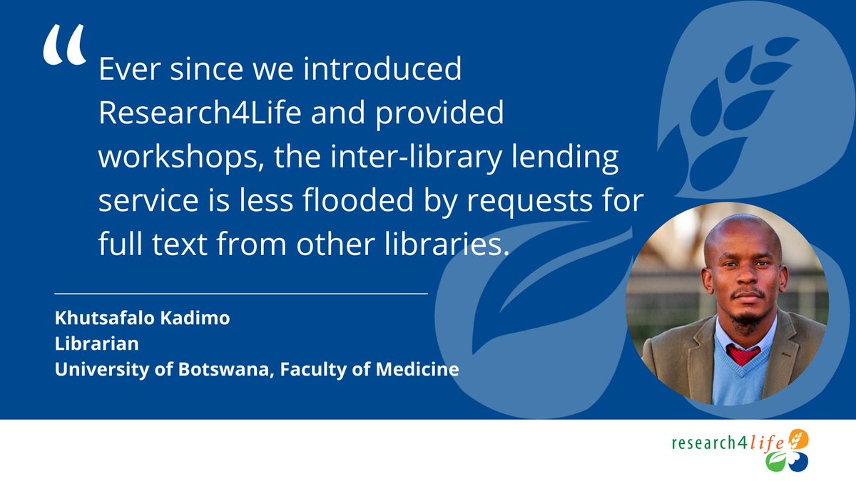 Research4Life is the bridge to a richer academic experience, connecting libraries to a vast array of essential resources.📚 ✨ If you are new to Research4life, find out how to get started today! bit.ly/3tZgkt1 #ResearchEquity