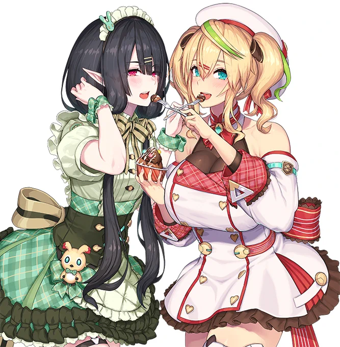 最近バレンタインイラスト描いてな・・・去年描いてた! #PSO2es 