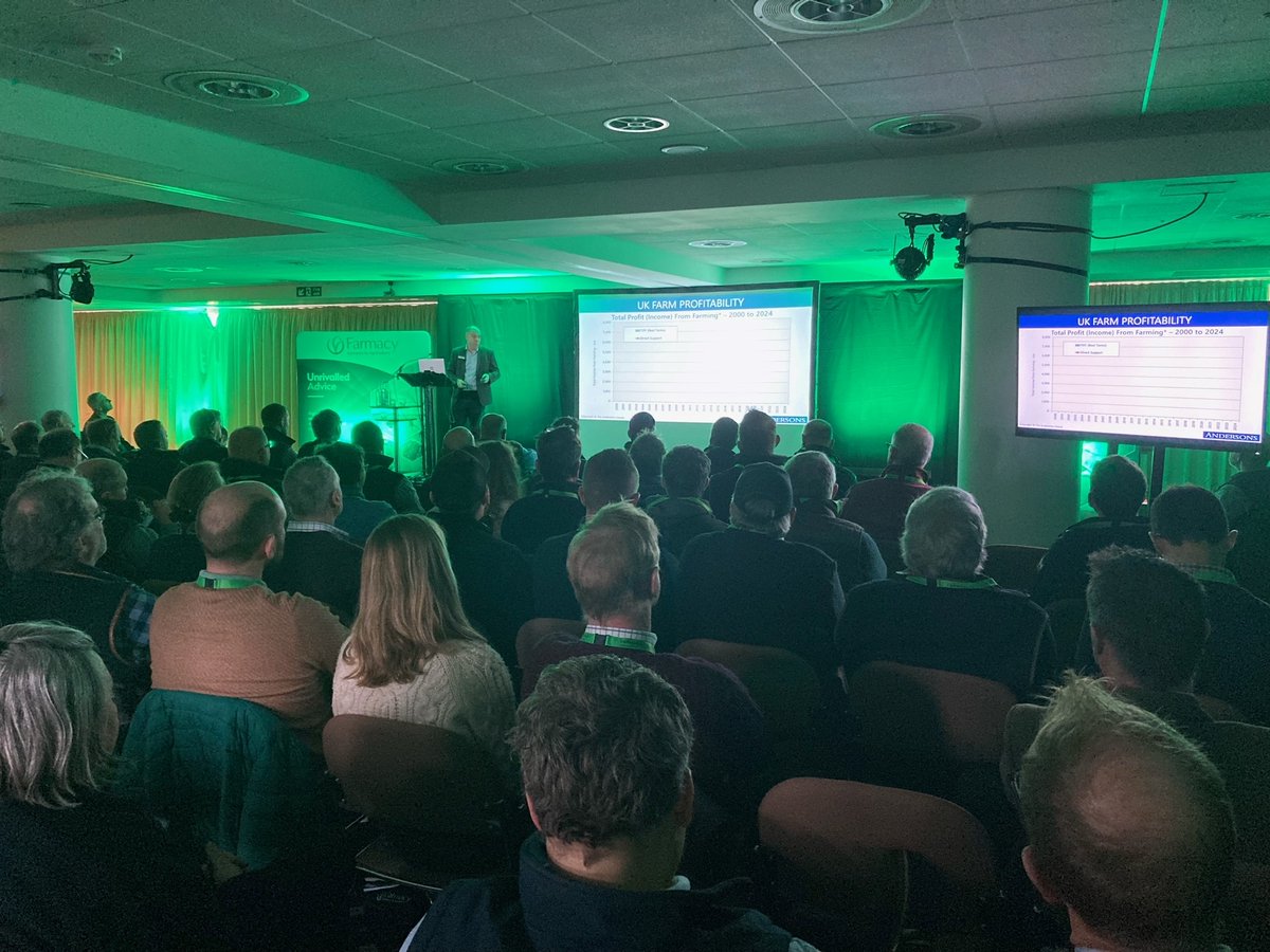 Farmacy (@farmacy_plc) on Twitter photo Our Farmacy South Conference is in full swing!
Our first speaker is Richard King from <a href="/AndersonsCentre/">The Andersons Centre</a>, updating delegates on the outlook and policy direction for UK growers. Our Farmacy South Conference is in full swing!
Our first speaker is Richard King from <a href="/AndersonsCentre/">The Andersons Centre</a>, updating delegates on the outlook and policy direction for UK growers.