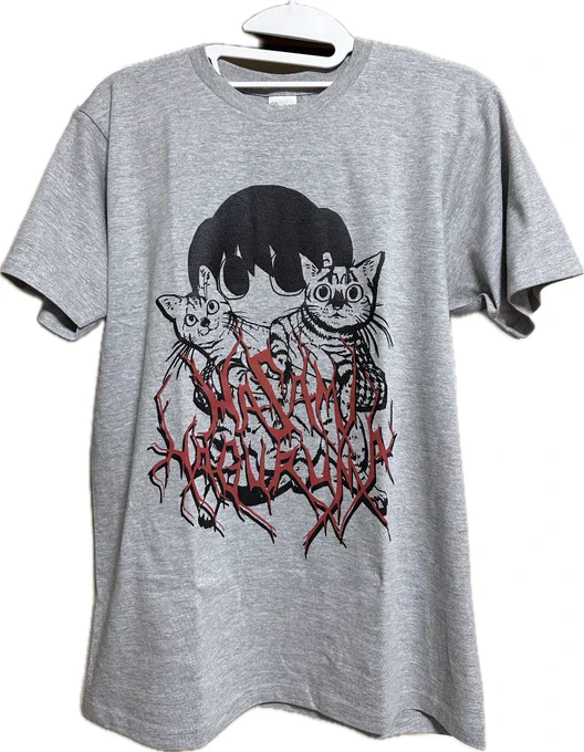 BOOTH(  )にて新作Tシャツ販売開始いたしました!L、XL、3XLの3サイズあります(写真はLサイズです)。シルクスクリーンです。よろしくお願いいたします! 