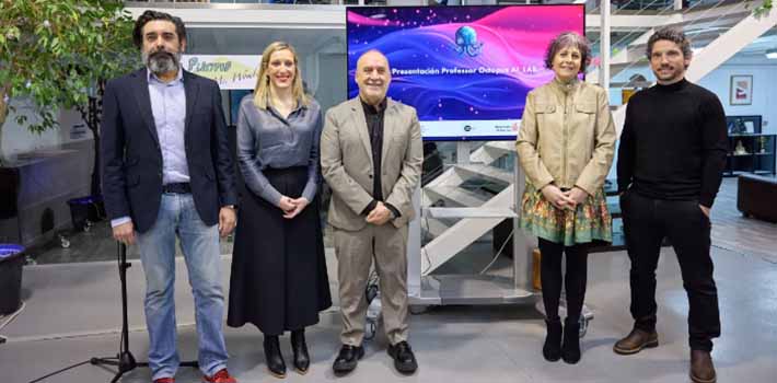 🔵Profesor #octopus : inauguran Laboratorio de IA para industrias creativas y digitales en #Navarra 
<a href="/PlatypusWombat/">Dr. Platypus & Ms. Wombat</a> 🚀
👉bit.ly/49wr9lm
#IA #producción #cine #series #videogames #Lab