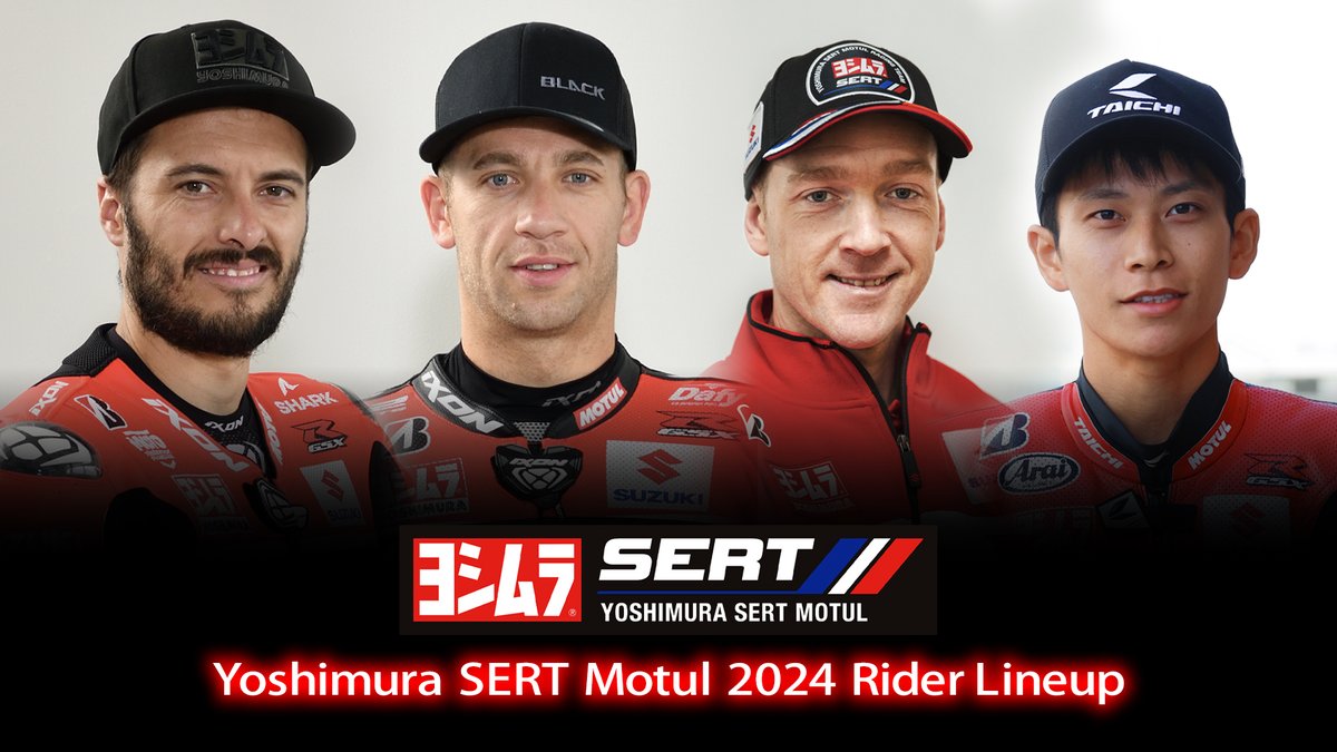 Yoshimura SERT Motul is delighted to announce the arrival of an all-round rider Dan Linfoot🇬🇧 who will be a teammate of Gregg Black🇫🇷 and Etienne Masson🇫🇷. Also Cocoro Atsumi🇯🇵 is appointed as a reserve rider as well as a development rider. yoshimura-jp.com/en/race/2024-y…