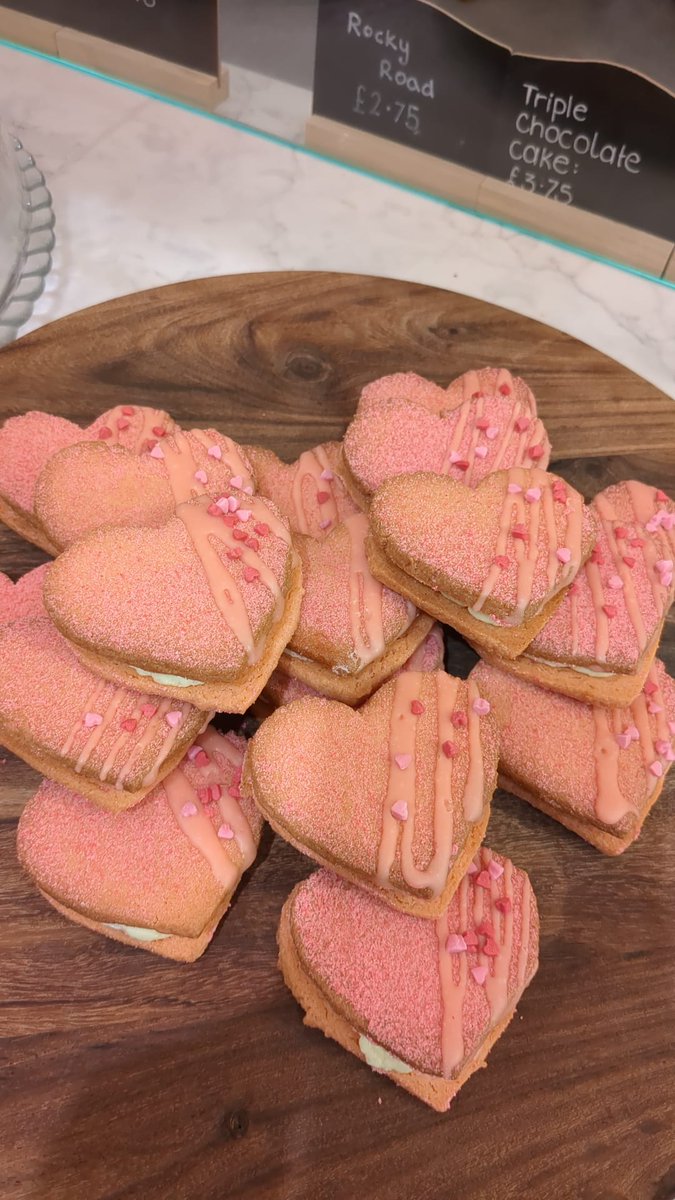 Sweet treats made with love by Izzy in our kitchen for Valentine’s Day 💕