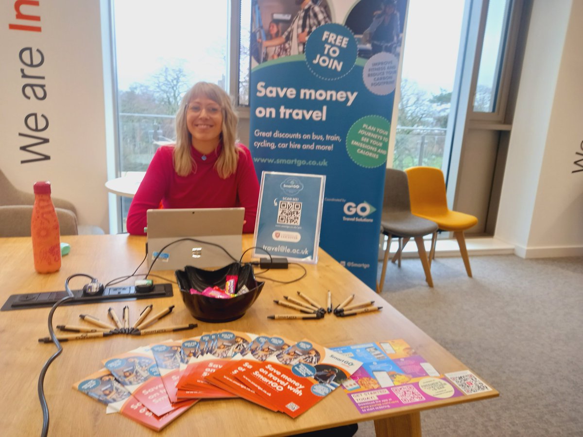 All set up and ready to go at University of Leicester's Sustainability Day! 🚊 🚍 🚴‍♀️ 🏃‍♀️ Thank you for having us!

#employeebenefits #sustainabletravel #staffbenefits #university