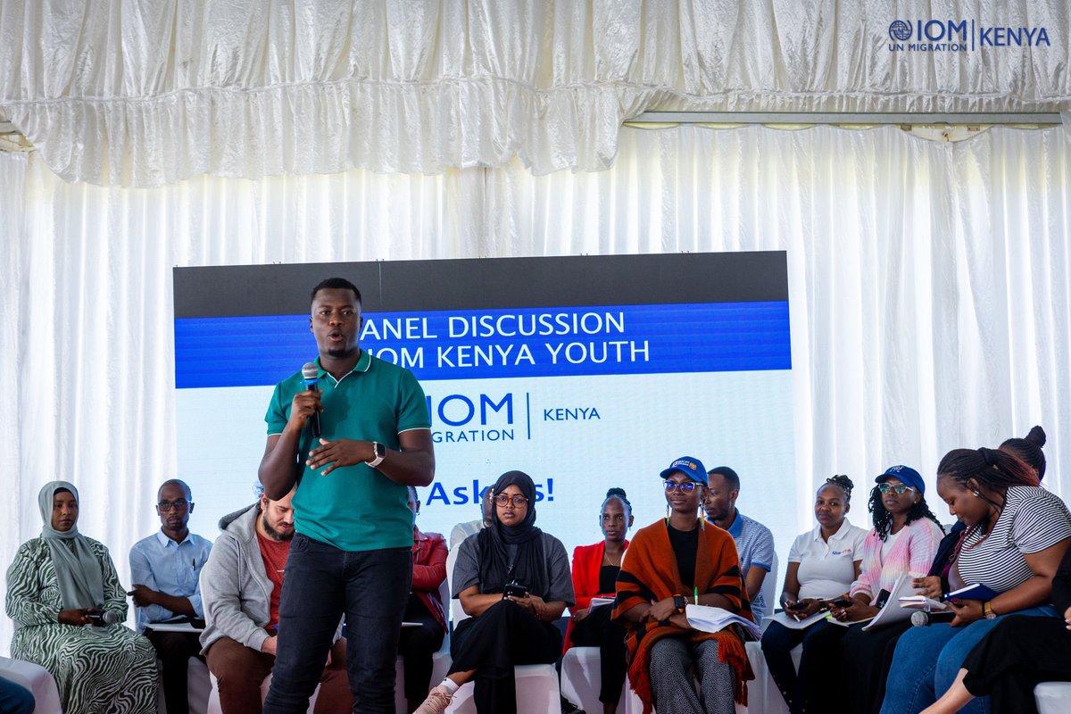 Happy to be part of the transformative change by @IOMKenya! As youth, we carry new ideas and one of our ambitions is to apply innovative thinking for the benefit of migrants, their families, their communities and societies. #StrategicThinker