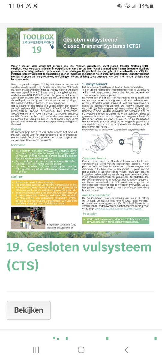 erfemissiecoach's tweet photo. Meer informatie over gesloten vulsystemen vind je op https://t.co/Al83welfB7 kaart 19. https://t.co/m6OENtpH9F