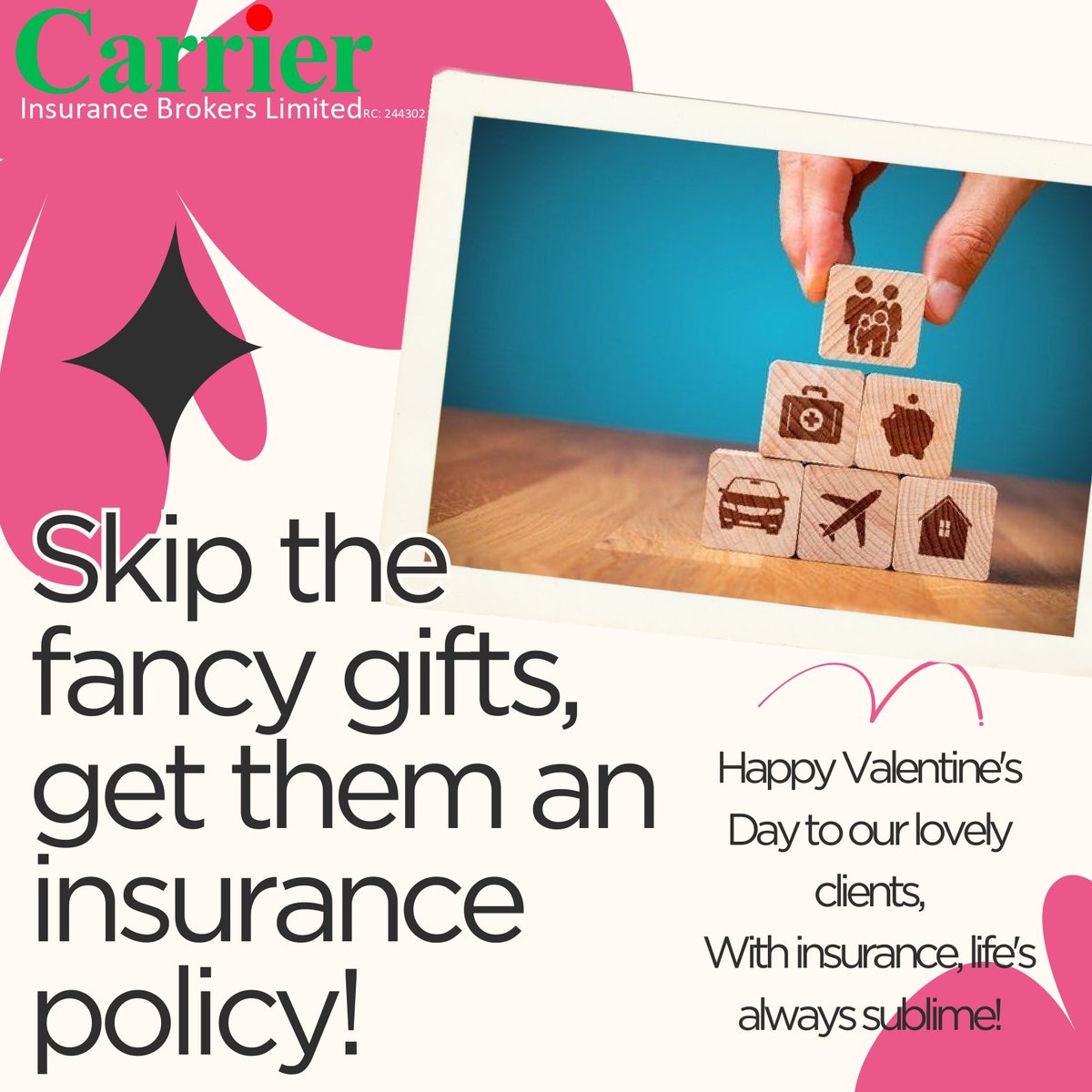 A_sheerio's tweet photo. Show your loved ones real love this Valentine's Day with the gift of security!  Carrier Insurance Brokers helps you protect what matters most, from their health to their home. Give them peace of mind, knowing you've got their back. Get a quote today! ❤️
#ValentinesDay #valentines https://t.co/Gp6b1RourR