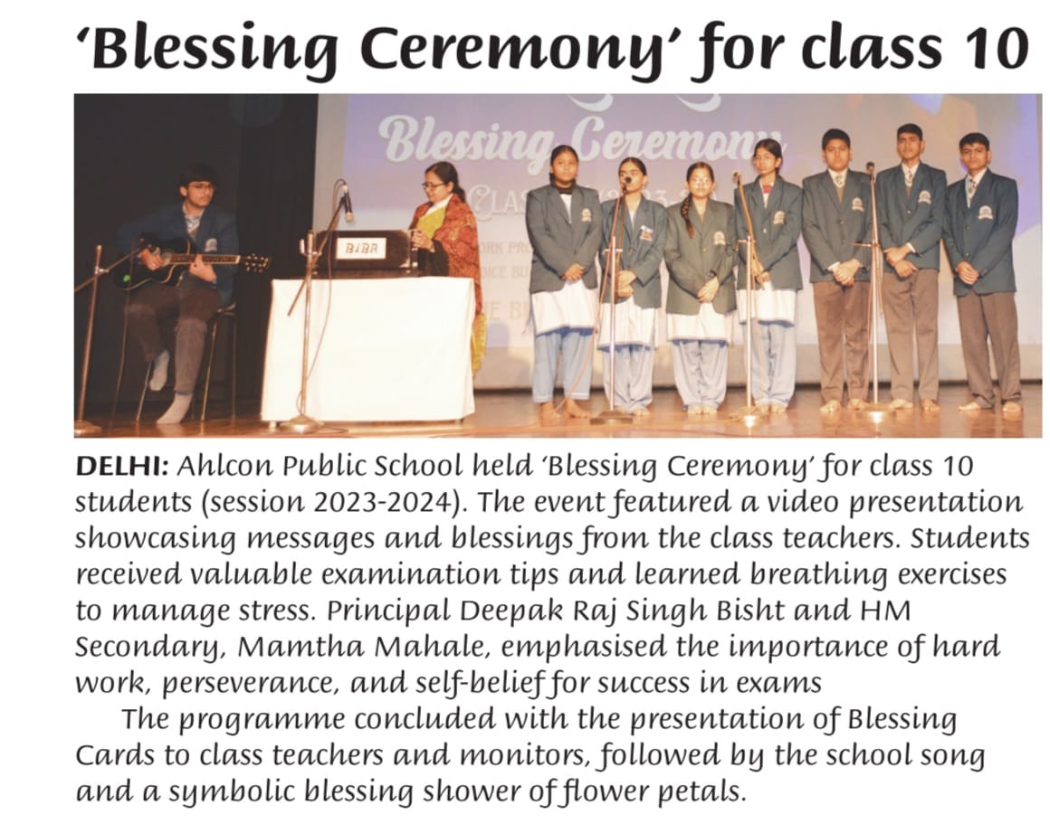 PublicAhlcon's tweet photo. Blessing Ceremony for Class X in news:
@ashokkp @Ahlconpublic1 @MamthaSays @aarathik007 @seemasoniaps  @GanguliKuhu https://t.co/Hdhd0QzPb9