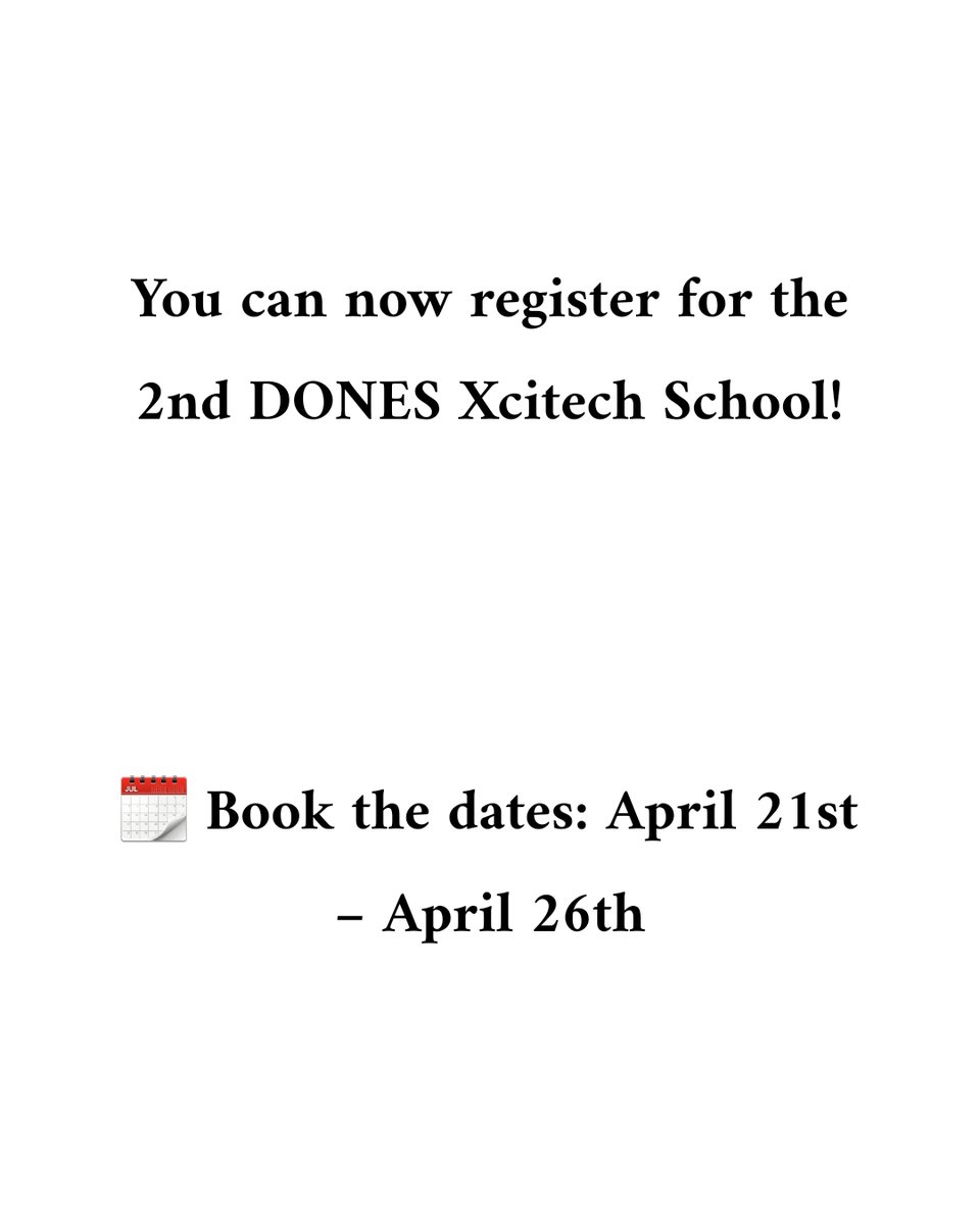 DONES Xcitech tweet media