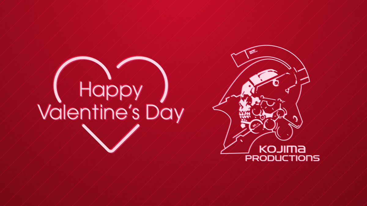 KojiPro2015's tweet photo. Happy Valentine's Day!💝

#KojimaProductions https://t.co/YoI7GUqMz9