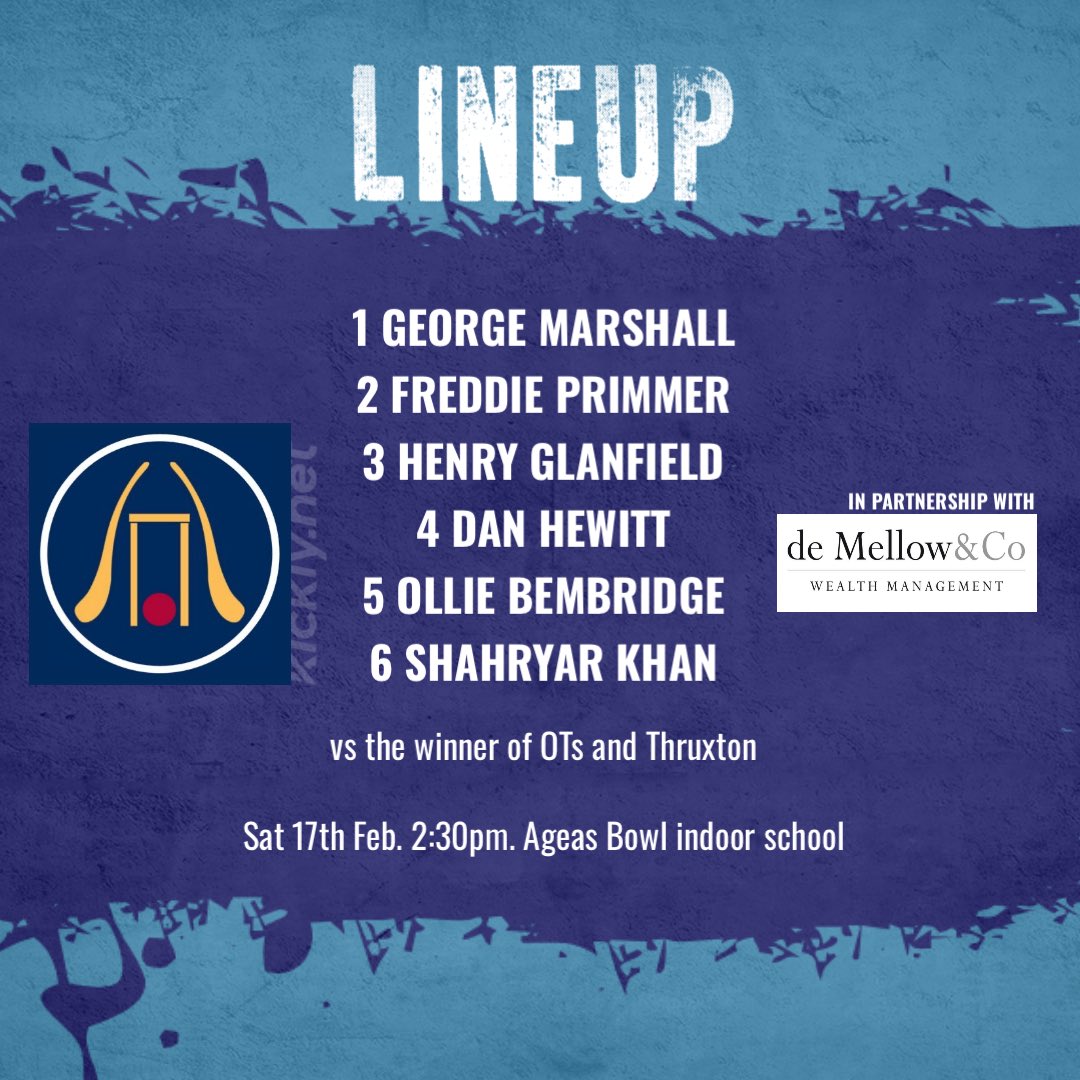 hambledoncc's tweet image. This Saturday our regional indoor campaign begins!