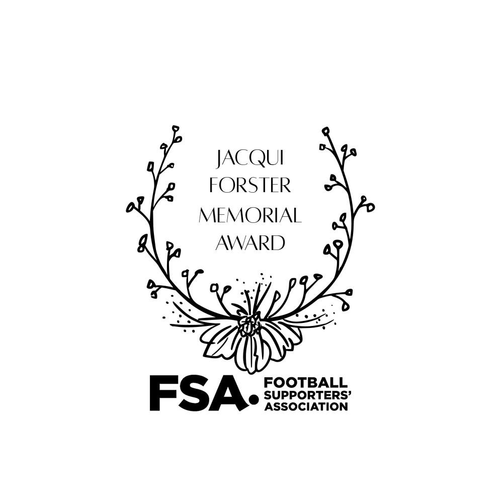 WeAreTheFSA's tweet photo. The Jacqui Forster Memorial Award, an award that celebrates  women who do great things for the supporter movement, has returned for  2024 – and nominations are now open.

https://t.co/fu3GAUM22o https://t.co/WYZEkdhNHX