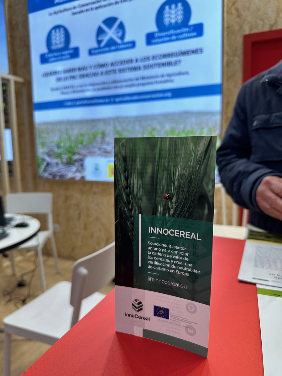 Life Innocereal EU (@life_innocereal) on Twitter photo 📸Imágenes del proyecto europeo #LIFEInnocereal en el espacio de la <a href="/AEACSV/">Ag de Conservación</a> ubicado en el stand del @mapagob durante la <a href="/fima_agricola/">FIMA 2026</a> de Zaragoza
🗓️13-17 Febrero 2024
<a href="/LIFEprogramme/">LIFE Programme</a> #LIFEproject 📸Imágenes del proyecto europeo #LIFEInnocereal en el espacio de la <a href="/AEACSV/">Ag de Conservación</a> ubicado en el stand del @mapagob durante la <a href="/fima_agricola/">FIMA 2026</a> de Zaragoza
🗓️13-17 Febrero 2024
<a href="/LIFEprogramme/">LIFE Programme</a> #LIFEproject