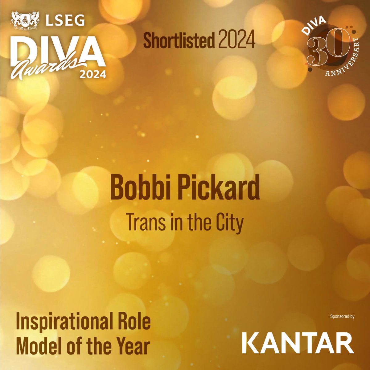 Shortlisted for the @Kantar Inspirational Role Model of the Year Award is #BobbiPichard from @TransITCUK at the #divaawards24! View the corporate shortlist now: divaawards.co.uk