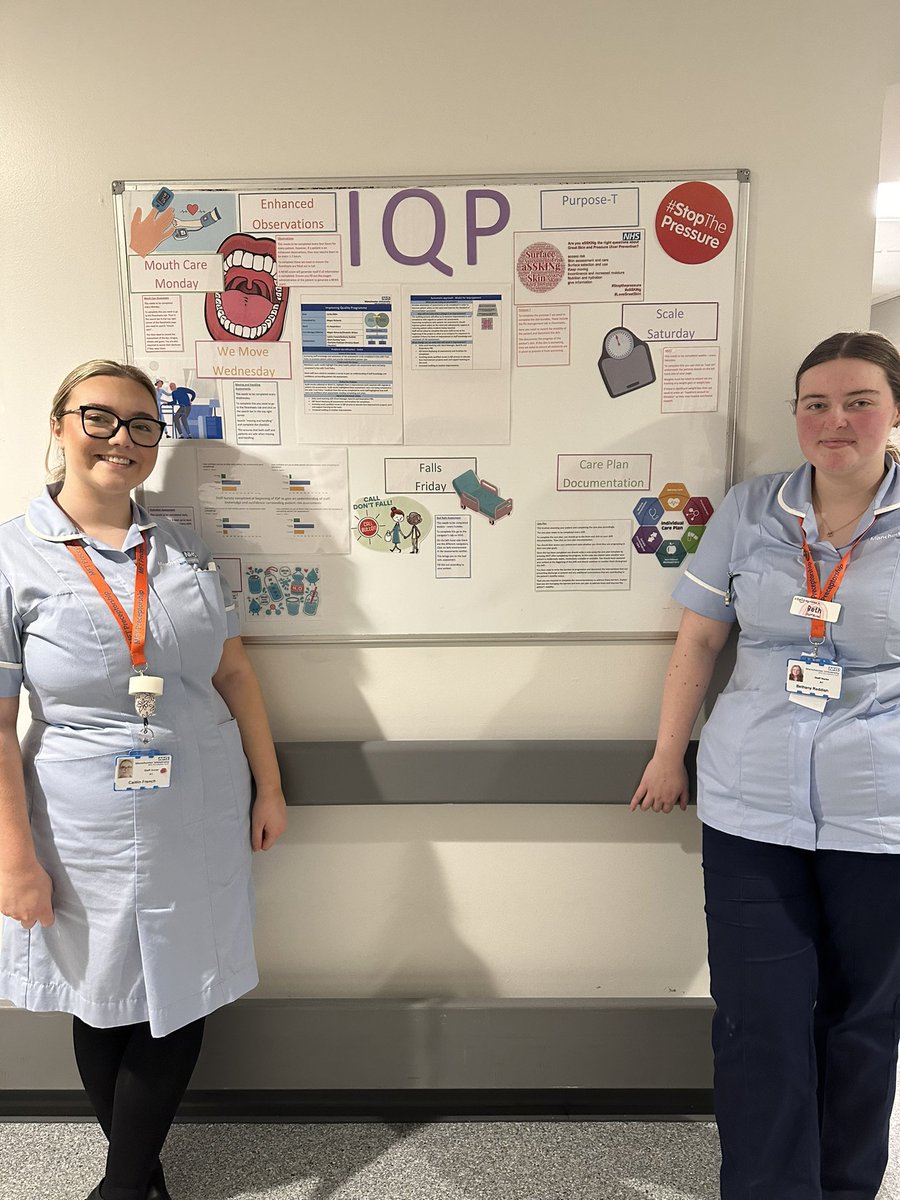 Our next IQP is underway on Ward A1 thanks to help of two of our newly qualified nurses Caitlin and Beth🤓 @LizWilson_1 @rachrobertson01 @MrsArdron