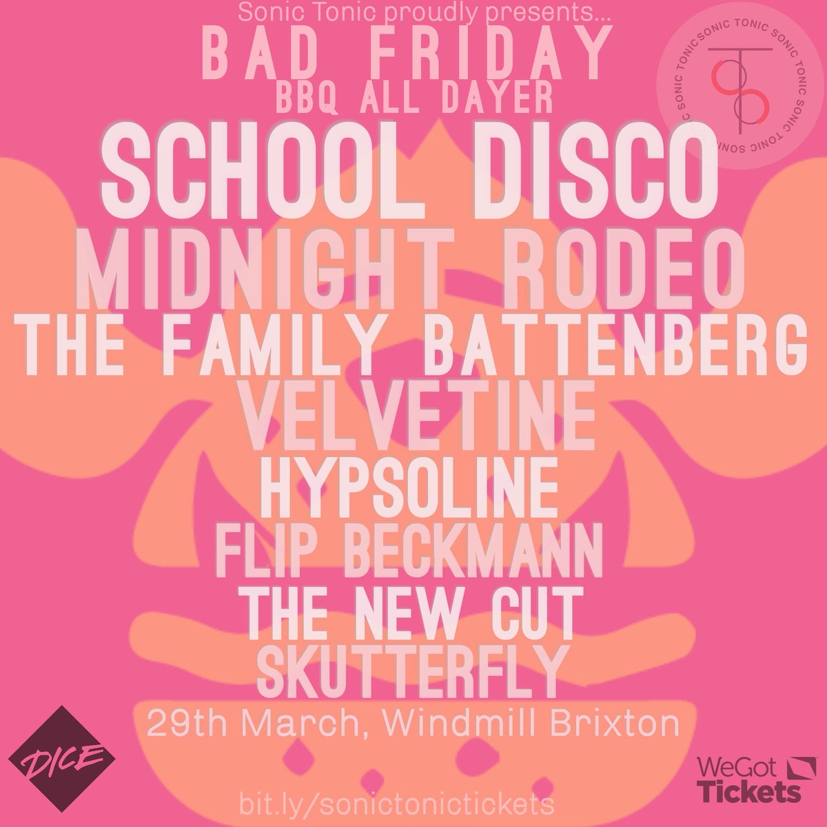 Pleased to announce our Bad Friday all-dayer! 💥 Tickets on sale now!