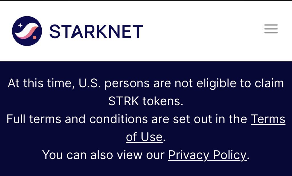 r4nk0X's tweet image. @Starknet U.S. users are not eligible for claim again… but not anymore!

Use decentralized VPN @SentinelVPN to bypass restrictions and get your $STRK tokens.

What could be simpler? @Airdrops_one @AirdropGlideapp
