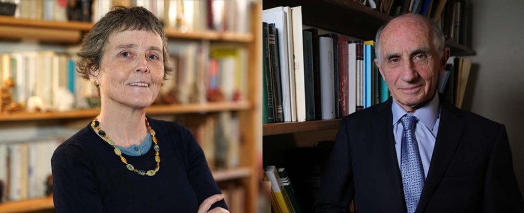 🏅The #FrontiersOfKnowledgeAward goes to Claire Voisin (<a href="/CNRS/">CNRS 🌍</a> <a href="/imjprg/">IMJ-PRG</a>) and Yakov Eliashberg (<a href="/Stanford/">Stanford University</a>) for work that has driven forward mathematical thought by building bridges between two key areas of #geometry 💡📝🪢
Congratulations!! 🎉
bbva.info/3uAfS4G