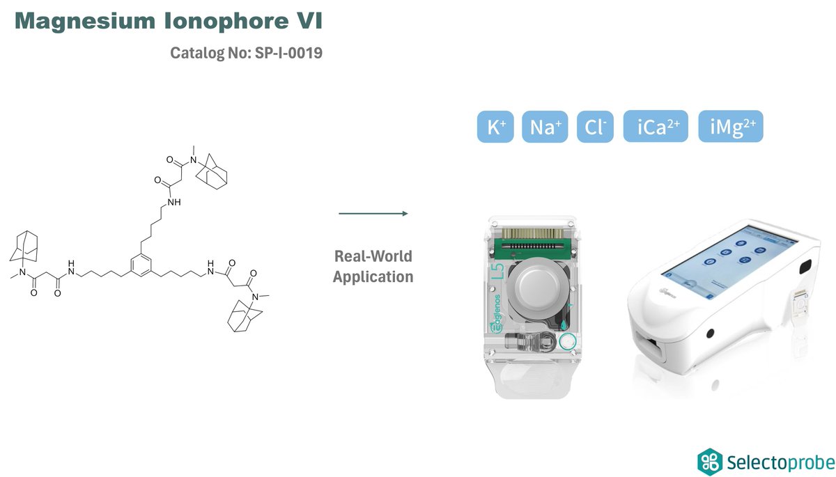 selectoprobe's tweet image. Check out the #Electrolyte Analyzer form Eaglenos, where our magnesium #ionophore VI is already put to use for real-world #sensing applications!