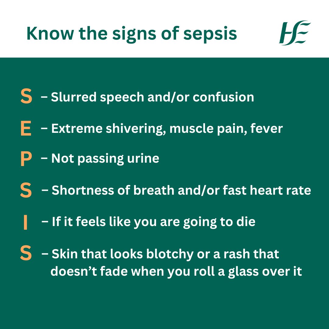 Dr Michael O’Dwyer, Clinical Lead for Sepsis, recently discussed sepsis on @RTERadio1 – how sepsis may develop, the symptoms to watch out for, and steps you can take to reduce your risk. Important messaging to increase awareness of sepsis. rte.ie/radio/radio1/s…