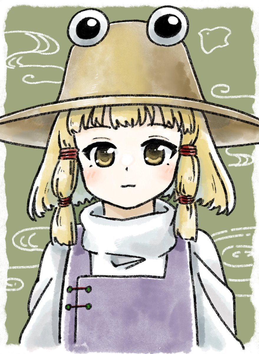 洩矢諏訪子 「すわこ#東方 #東方Project 」|704.のイラスト