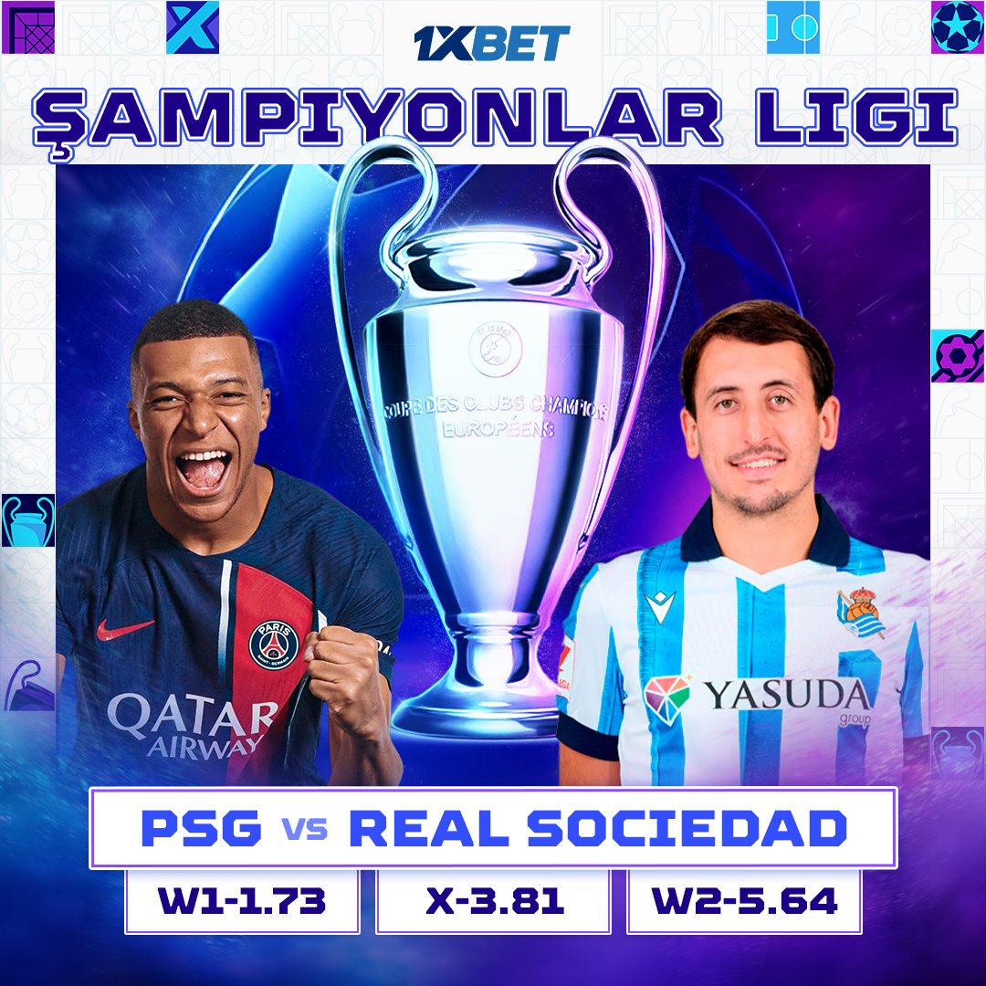 🇫🇷 PSG 🆚 Real Sociedad 🇪🇸

🇪🇺 Partnerlerimiz Real Sociedad'ı ağırlyor

🔥 Çok ilginç bir maç bizi bekliyor

Bahsini yap ➡️ tapxlink.com/line_tw