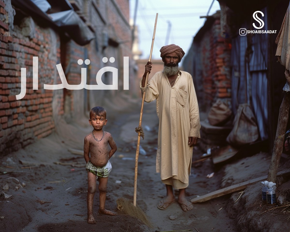 ShoaibSaadat's tweet photo. Iqtadaar, Qanun Sazi, Mandate, Mufahamat - True Colors
Share to spread the message
#socialmessages #hunger
#canvasbyshoaib #artbyshoaib
#synphography
#aibyshoaib #aiartcourse #aiart #midjourney https://t.co/xWi7JqzeLz