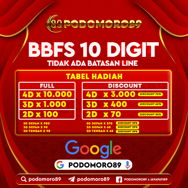 podomoro89's tweet photo. PODOMORO89 | BANDAR TOGEL HADIAH TERBESAR DAN TERPERCAYA
Link: https://t.co/plPSxfOA0n

Min.Depo: 10.000
Min.WD: 50.000
https://t.co/XI5HmiLXTG: 100

*Bisa bet 3D Depan

#podomoro89 #togelonline #togelterpercaya #togelhariini #togelonlineterpercaya  #togelwla #togelresult https://t.co/vQ7kkJd5r3