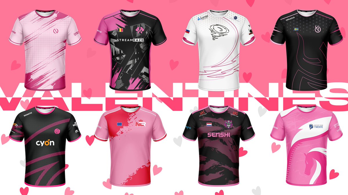 To everyone who supports us, Happy Valentine's Day! We appreciate each of you. 🫶

We've adjusted a few designs to celebrate - which team suits the Valentine's concept best? ❤️‍🔥