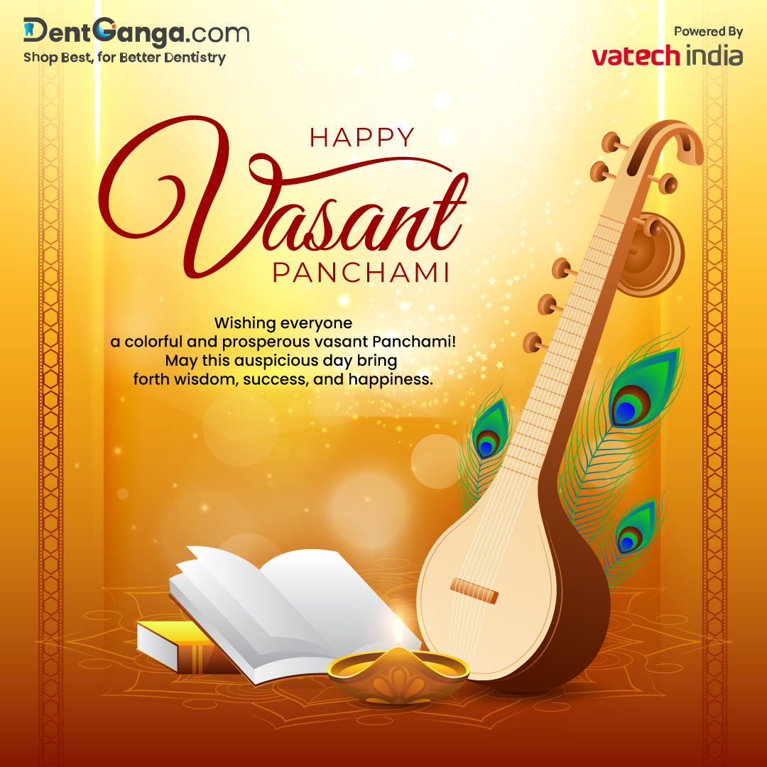 DentGanga's tweet photo. On the auspicious occasion of Saraswati Puja, may Goddess Saraswati bless you with knowledge and wisdom

Happy Vasant Panchami!!

#dentganga #dentalproductsonline #dentalproducts #healthcare #oralcare #vasantpanchami #festival2024 https://t.co/507b5WsVlr