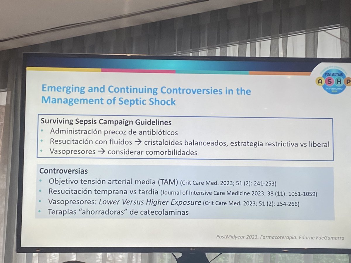 #sefhmidyear23
Controversis in the management of shock septic
<a href="/EdurneGamarra/">Edurne Gamarra</a>