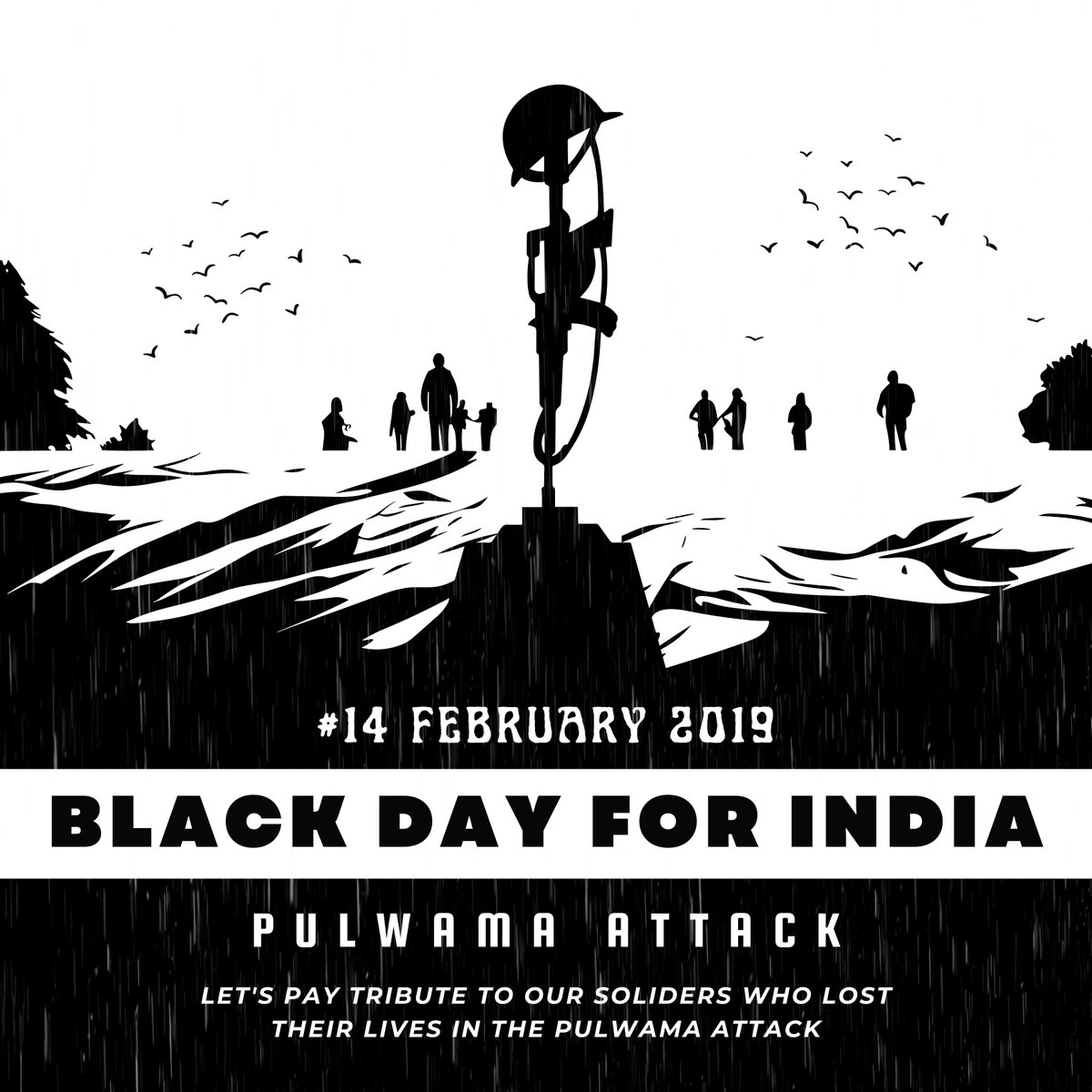 Unity_Offic's tweet photo. UNITY Foundation solemnly remember the heroes who sacrificed their lives in the Pulwama attack. Their bravery and dedication will forever be etched in our hearts. Let's unite in paying tribute to our fallen soldiers. #PulwamaAttack #BlackDayForindia #UNITYFoundation https://t.co/pOfFazY09o