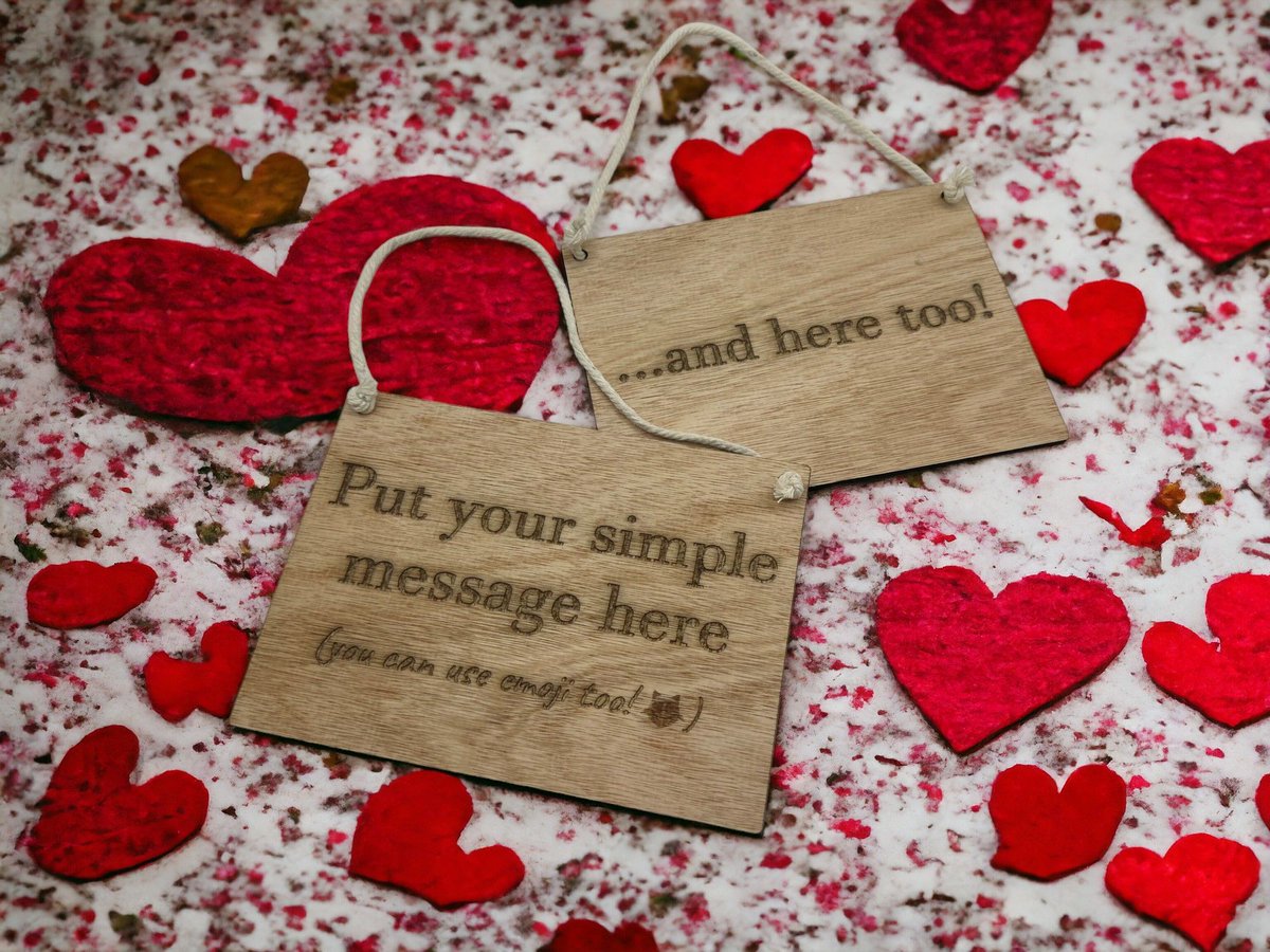 Say it with wood, say it for good! 🪵❤️ Whether it's a joke between friends or a sweet nothing for your better half, these personalized wooden signs are your canvas. Go on, hang your words where your heart is! 😉🖌️ #WoodenWords #PersonalizedSigns #HangYourHeartOut #CustomMessages