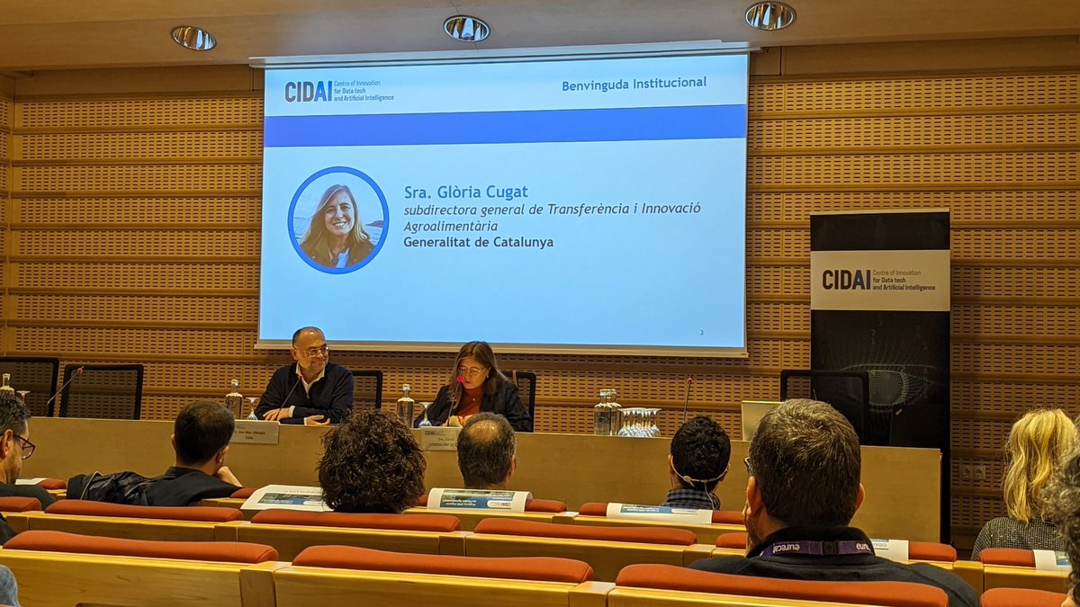jpiju's tweet photo. Avui presents a l'event de presentació dels projectes d'alt impacte en l'àmbit agroalimentari organitzat pel @CIDAI_eu al @ParcAgrobiotech https://t.co/DsawjPIpn4