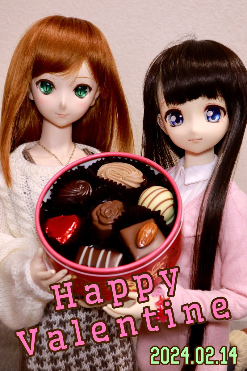 Happy Valentine's Day！❤️🍫

#ValentineDay2024 
#バレンタインデー
#うちのこかわいい