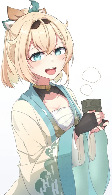 「ひと休みでござる」#いろはにも絵を 