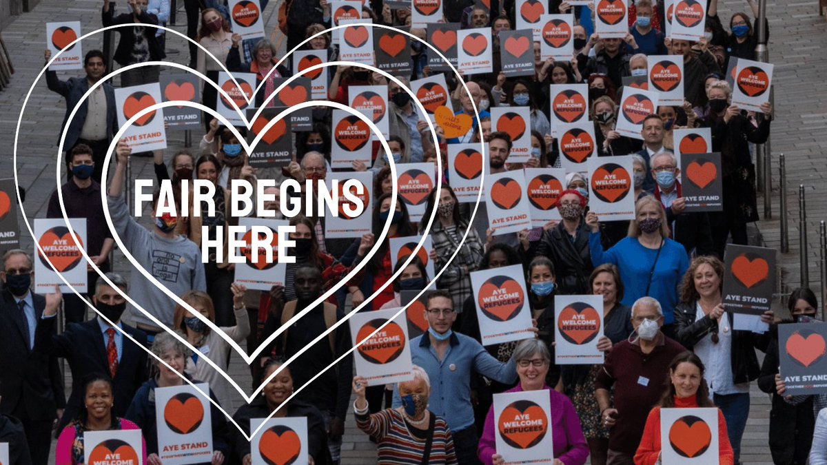 This Valentine's Day, we're joining our friends @RefugeeTogether and others across the whole sector, calling for compassion. 

People on the move, including people most at risk of exploitation, deserve kindness not cruelty.

#FairBeginsHere
🧡