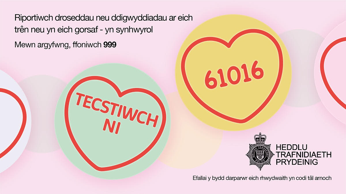 😍Anfon cariad, gwerthfawrogiad a meddyliau hyfryd at deithwyr, swyddogion, partneriaid a ffrindiau.

#GwarcheidwaidYRheilffordd
#DyddSanFfolant