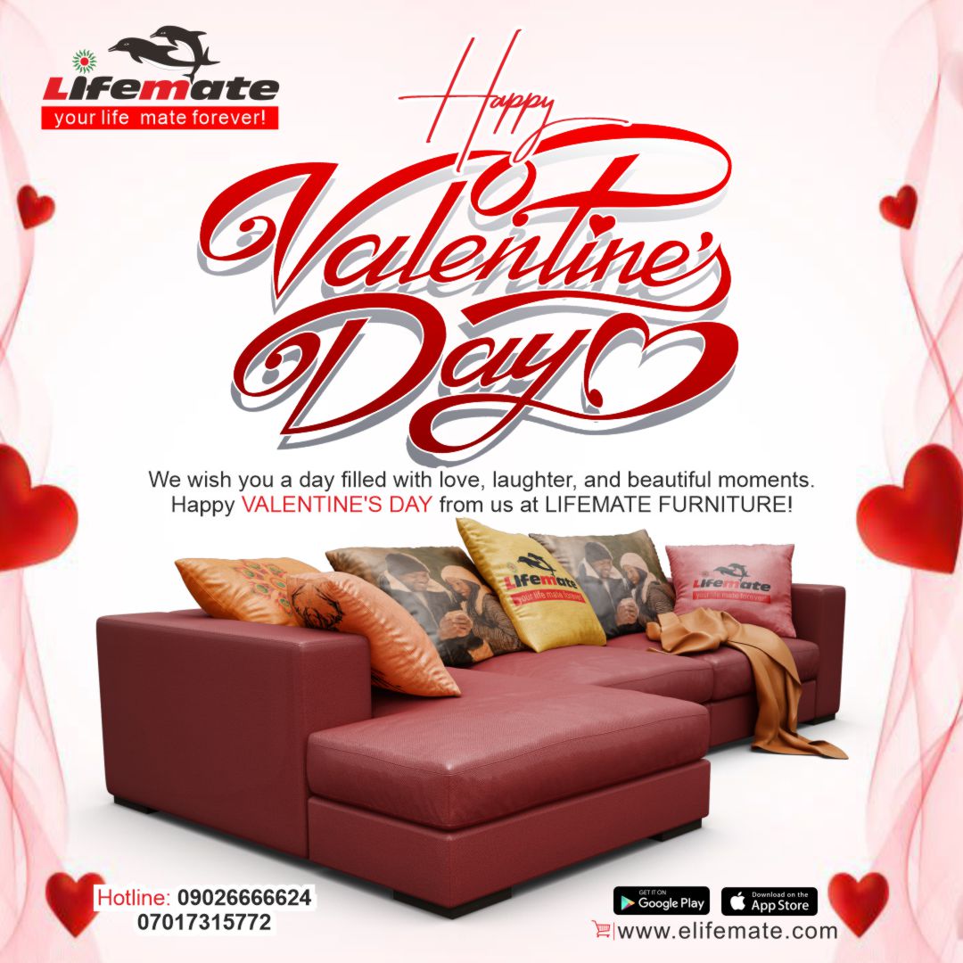 Love is in the air!💖 This Valentine's Day, let your home be the canvas for your love story. We wish you a day filled with love, laughter, and beautiful moments. Happy Valentine's Day💕 #Furniture #valentinesDay #viral #ValentinesDayChallenge #val #valentine #valentinesdaygift