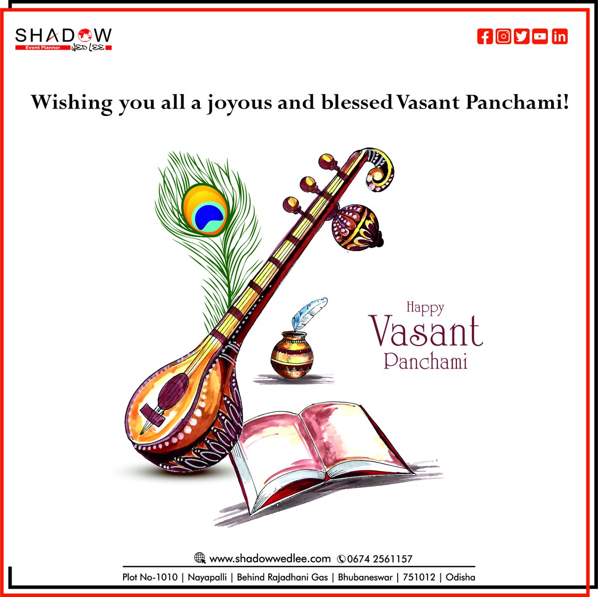 shadow_wedlee's tweet photo. Happy Vasant Panchami to all #friends https://t.co/ymGUCVJy3X