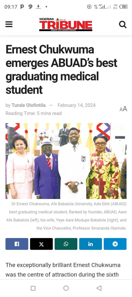 ✨ Overall Best Graduating Student
✨ Distinctions in Pathology (including Histopathology, microbiology, haematology, chemical pathology), anatomy integrated medical courses, physiology, biochemistry.
✨ Honorary doctorate in Science
✨ Winner, World championship in Science 2019