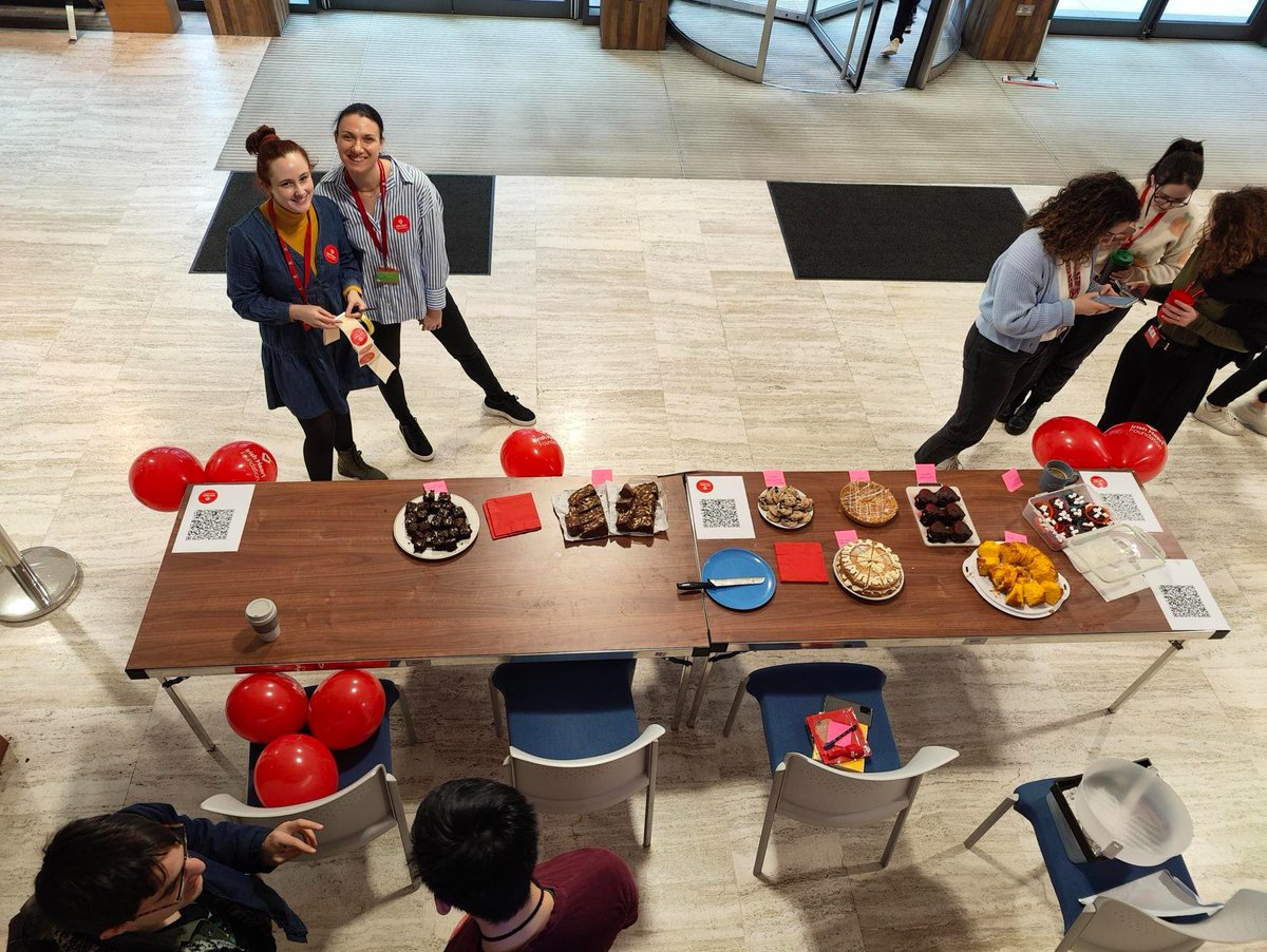 Yesterday we worked with the @RCSIPGSU to raise money for the @Irishheart_ie with a bake sale. Thanks to all who donated, and thanks to all our lovely members for baking up a storm! Happy heart day!