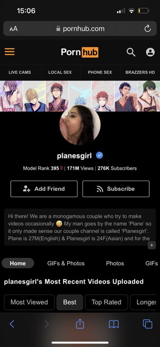 Taking 12 million+ views from my page @Pornhub All pics are in chronological order &amp; the last pic is<a class="tags" href="/tag/pornhub">@pornhub</a><a href="/tag/planesgirl"class="tags"><span>#planesgirl</span></a>