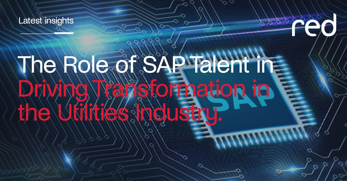 REDGlobal_'s tweet photo. Unleash the potential of SAP talent in driving transformation within the utilities industry—learn more in our latest blog > https://t.co/JEmBGlzMrA

#REDGlobal #SAPtalent #UtilitiesIndustry #DigitalTransformation https://t.co/x14p64nSIO
