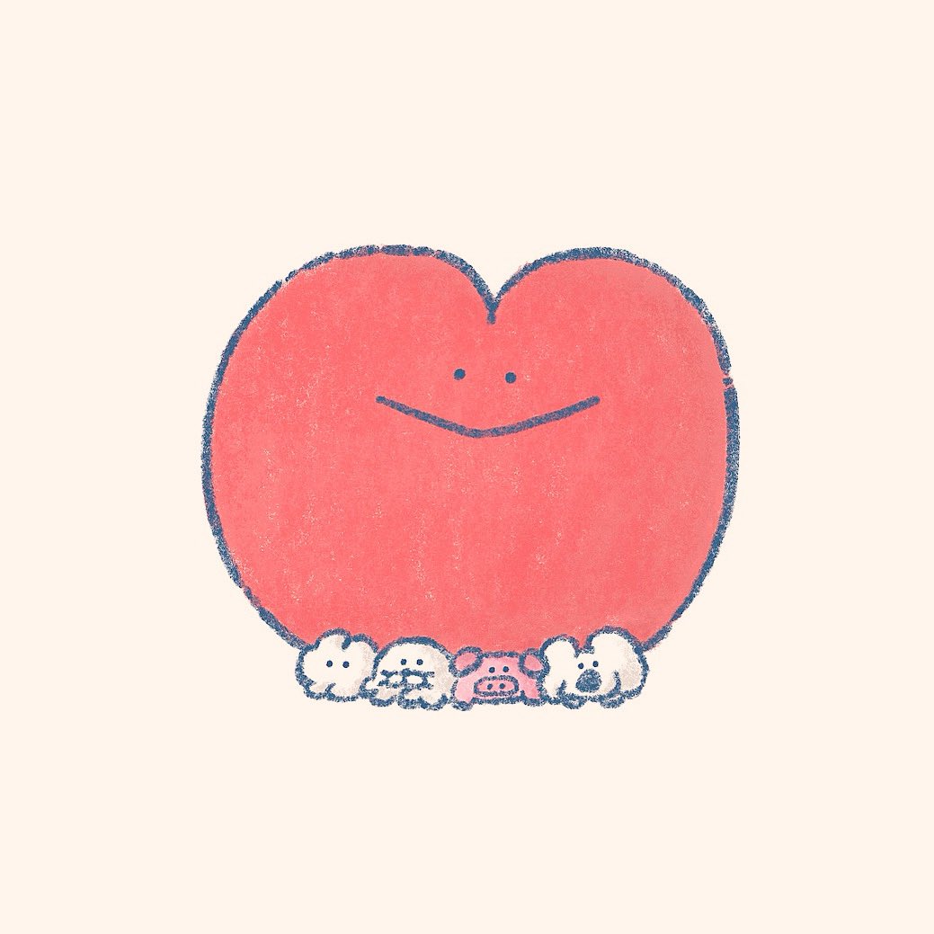 「これみたあなたへどでか愛をどうぞ!! #ValentinesDay 」|もくもくちゃん🐰POPUP開催中のイラスト
